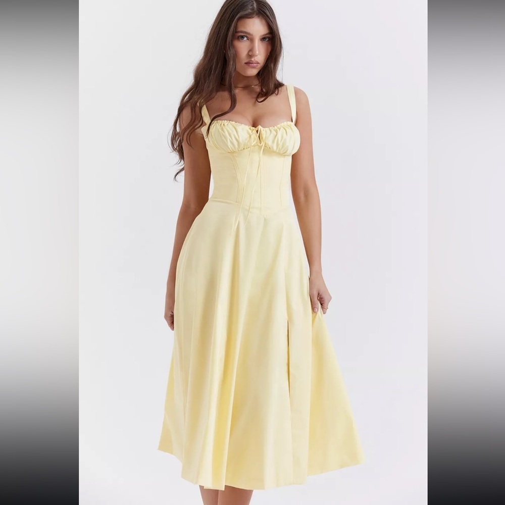 House of CB Carmen Dress Xs Buttercup